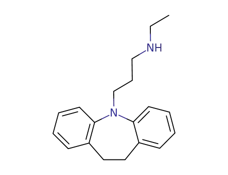 Molecular Structure of 2095-96-7 (10,11-dihydro-N-ethyl-5H-dibenz<b,f>azepine-5-propanamine)