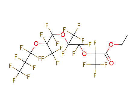 2-[3,6-비스(트리플루오로메틸)트리데카플루오로-1,4,7-트리옥사데칸-1-일]-2,3,3,3-테트라플루오로프로피온산 에틸 에스테르