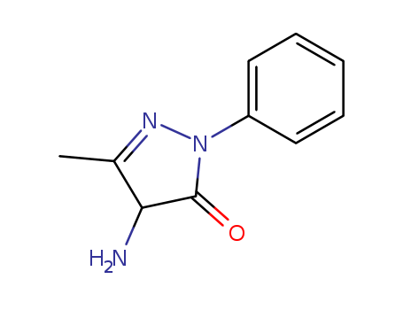 3H-Pyrazol-3-one, 4-amino-2,4-dihydro-5-methyl-2-phenyl-