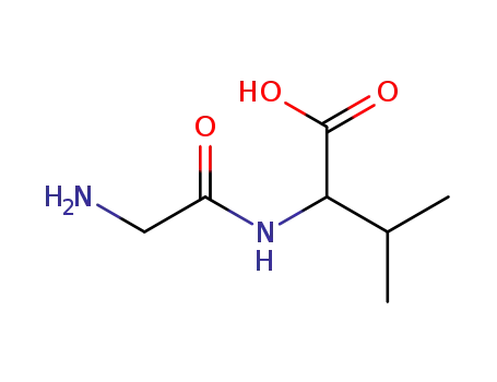 Molecular Structure of 2325-17-9 (GLYCYL-DL-VALINE)