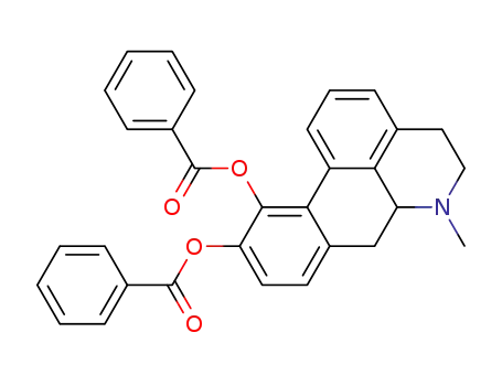 10,11-bis-benzoyloxy-6-methyl-aporphane