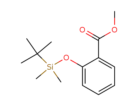 Molecular Structure of 69404-96-2 (Benzoic acid, 2-[[(1,1-dimethylethyl)dimethylsilyl]oxy]-, methyl ester)