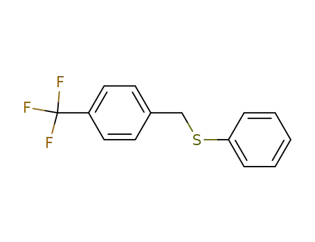 Molecular Structure of 30932-37-7 (phenyl(4-(trifluoromethyl)benzyl)sulfane)