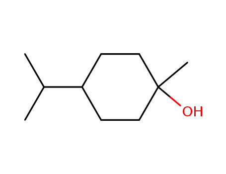 Molecular Structure of 21129-27-1 (1-methyl-4-(isopropyl)cyclohexan-1-ol)