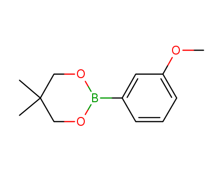 2-(3-methoxyphenyl)-5, 5-dimethyl-1,3,2-dioxaborinane