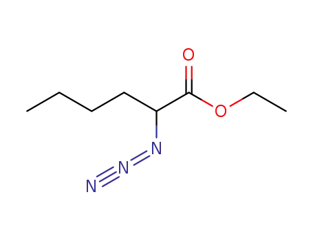 Molecular Structure of 103999-88-8 (ethyl 2-azidohexanoate)