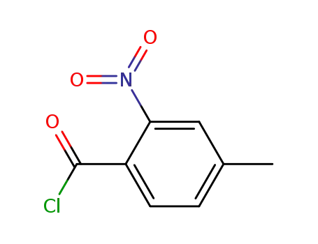 Molecular Structure of 50424-81-2 (4-methyl-2-nitrobenzoyl chloride)