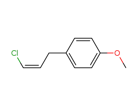 Molecular Structure of 54644-23-4 (1-(3-Chloro-2-propenyl)-4-methoxybenzene)