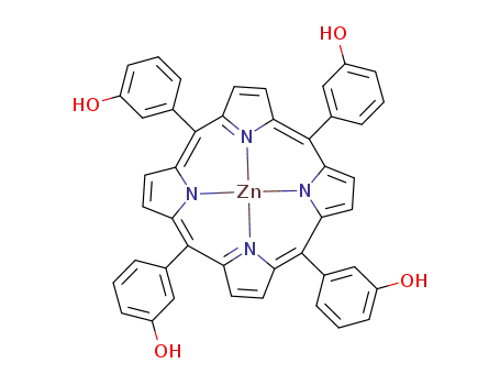 5,10,15,20-tetrakis(3-hydroxyphenyl)porphyrinatozinc(II)