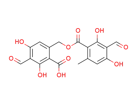Molecular Structure of 529-50-0 (Barbatolic acid)