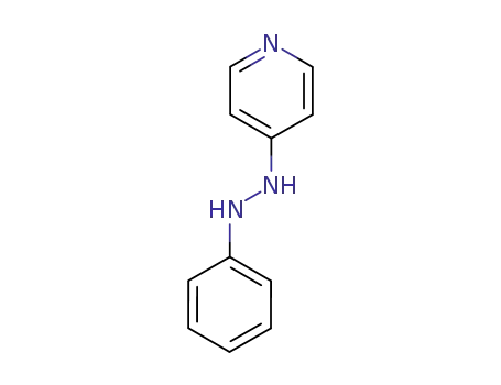 Molecular Structure of 72109-70-7 (4-(2-phenylhydrazin)pyridine)