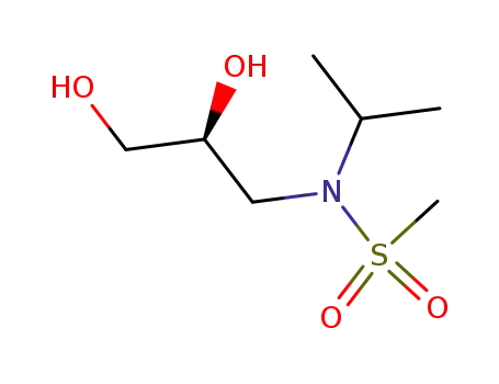 Methanesulfonamide, N-(2,3-dihydroxypropyl)-N-(1-methylethyl)-, (S)-