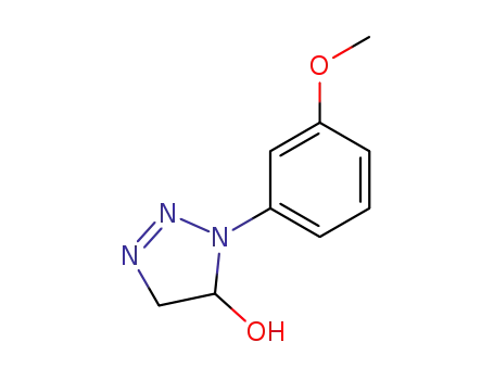 1-(m-methoxyphenyl)-4,5-dihydro-5-hydroxy-1H-1,2,3-triazole