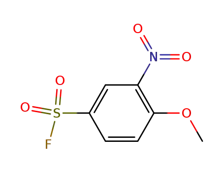 Molecular Structure of 321-10-8 (4-methoxy-3-nitro-benzenesulfonyl fluoride)