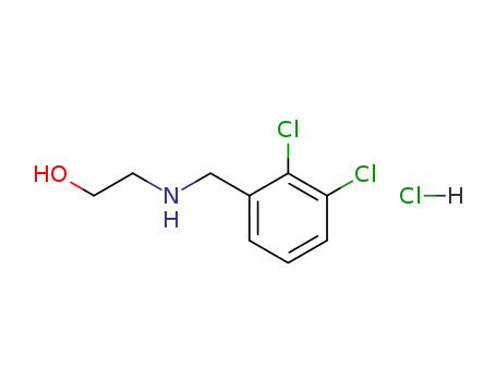Ethanol,2-[[(2,3-dichlorophenyl)methyl]amino]-, hydrochloride (1:1)