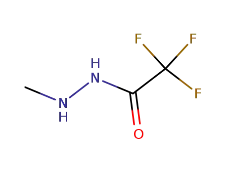 Molecular Structure of 71081-43-1 (Acetic acid, trifluoro-, 2-methylhydrazide)
