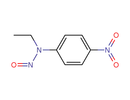 Molecular Structure of 945-81-3 (Benzenamine, N-ethyl-4-nitro-N-nitroso-)