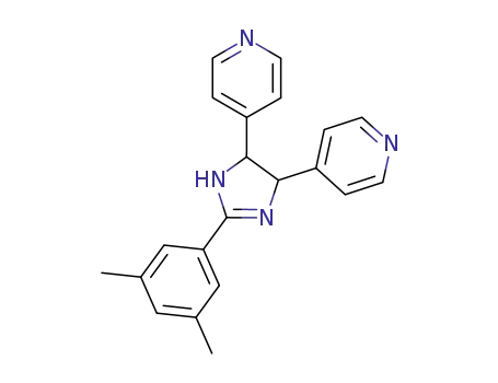 Molecular Structure of 111080-63-8 (2-(3,5-dimethylphenyl)-4,5-di(4-pyridyl)-2-imidazoline)