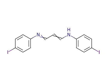 Molecular Structure of 51218-04-3 (C<sub>15</sub>H<sub>12</sub>I<sub>2</sub>N<sub>2</sub>)