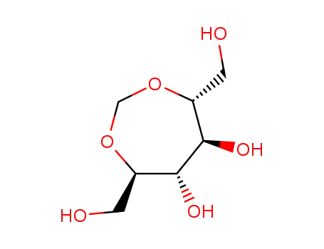 Molecular Structure of 36566-49-1 (2,5-O-METHYLENE-D-MANNITOL)