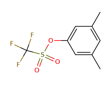 Molecular Structure of 219667-41-1 (trifluoromethanesulfonic acid 3,5-dimethylphenyl ester)