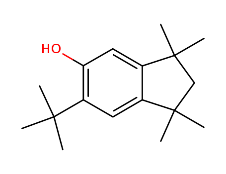 Spiro[cyclohexane-1,1'-[1H]inden]-5'-ol,6'-(1,1-dimethylethyl)-2',3'-dihydro-3',3'-dimethyl-