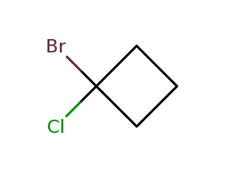 Molecular Structure of 31038-07-0 (1-Bromo-1-chlorocyclobutane)