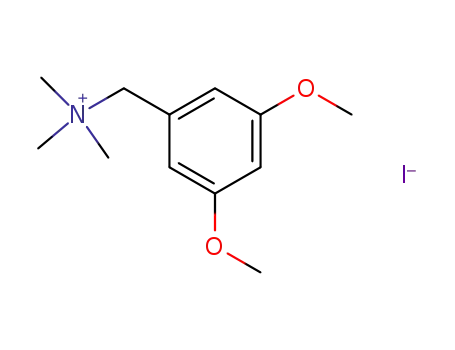 Molecular Structure of 53759-16-3 (3,5-dimethoxybenzyltrimethylammonium iodide)