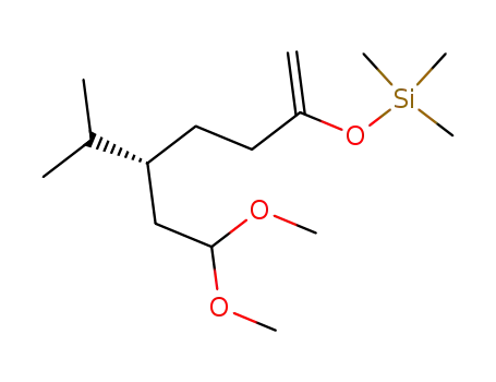 Molecular Structure of 310905-90-9 ([(R)-4-(2,2-Dimethoxy-ethyl)-5-methyl-1-methylene-hexyloxy]-trimethyl-silane)