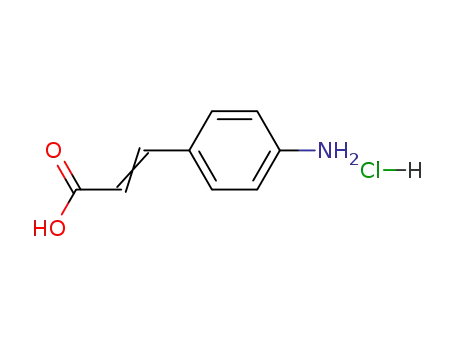 2-Propenoic acid, 3-(4-aminophenyl)-, hydrochloride