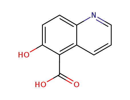 Molecular Structure of 27230-42-8 (6-hydroxy-quinoline-5-carboxylic acid)