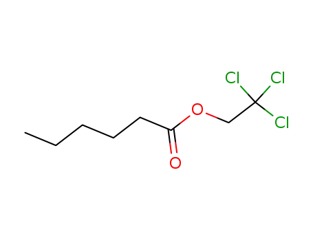 Molecular Structure of 57392-47-9 (2,2,2-trichloroethyl hexanoate)