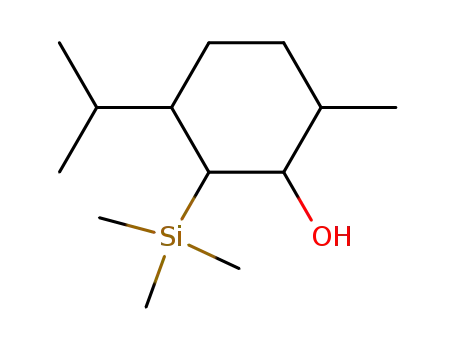 Cyclohexanol, 6-methyl-3-(1-methylethyl)-2-(trimethylsilyl)-