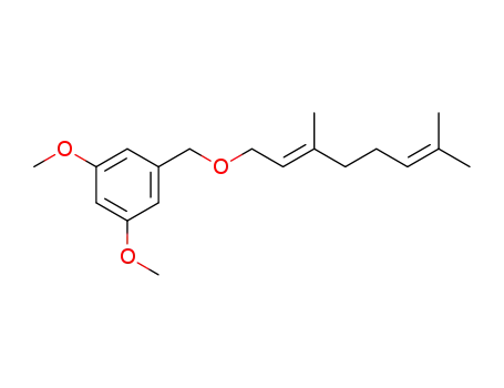 Molecular Structure of 1426824-94-3 ((E)-1-(((3,7-dimethylocta-2,6-dien-1-yl)oxy)methyl)-3,5-dimethoxybenzene)