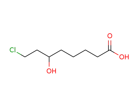 Molecular Structure of 90435-60-2 ((+)-8-chloro-6-hydroxy-octanoic acid)