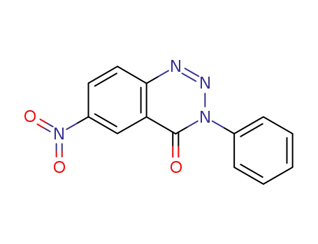 Molecular Structure of 60041-99-8 (6-nitro-3-phenylbenzo[d][1,2,3]triazin-4(3H)-one)