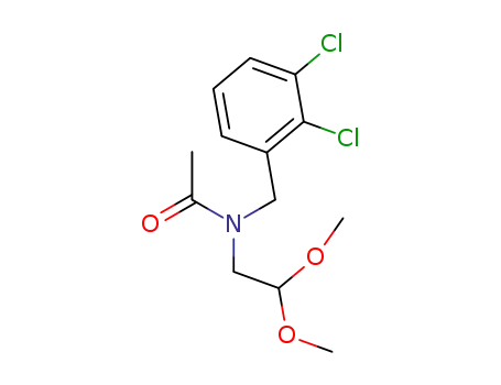 Molecular Structure of 73261-79-7 (N-(2,3-dichlorobenzyl)-N-(2,2-dimethoxyethyl)acetamide)