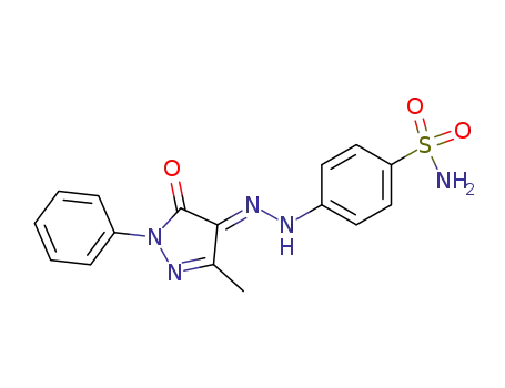 Benzenesulfonamide,
4-[(1,5-dihydro-3-methyl-5-oxo-1-phenyl-4H-pyrazol-4-ylidene)hydrazino
]-