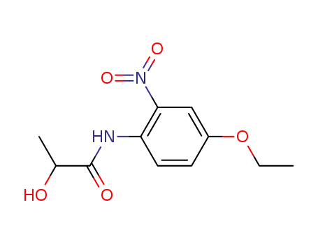 Molecular Structure of 329063-81-2 (lactic acid-(4-ethoxy-2-nitro-anilide))