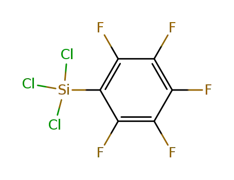 Molecular Structure of 20083-38-9 (PENTAFLUOROPHENYLTRICHLOROSILANE)