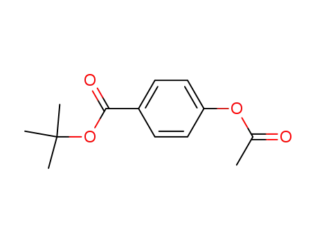 Molecular Structure of 59854-09-0 (tert-butyl 4-acetoxybenzoate)