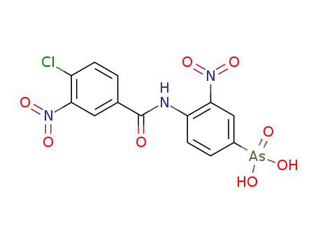 Molecular Structure of 861789-63-1 ([4-(4-chloro-3-nitro-benzoylamino)-3-nitro-phenyl]-arsonic acid)