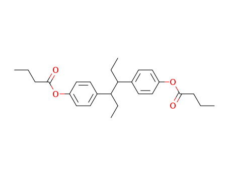 Butanoic acid,(1,2-diethyl-1,2-ethanediyl)di-4,1-phenylene ester (9CI)