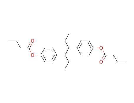 Molecular Structure of 36557-18-3 (hexestrol dibutyrate)
