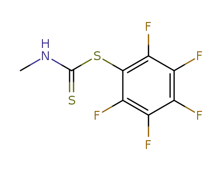 Methyl-dithiocarbamic acid pentafluorophenyl ester