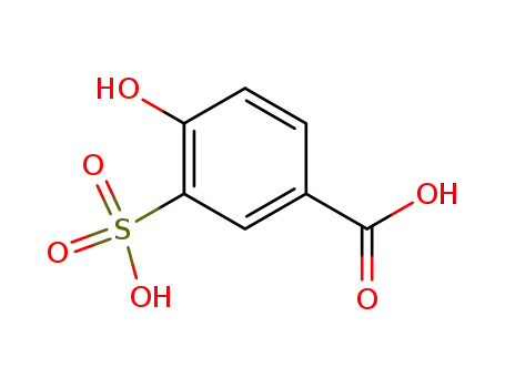Molecular Structure of 163205-74-1 (2-hydroxyl-5-carboxylbenzenesulfonic acid)