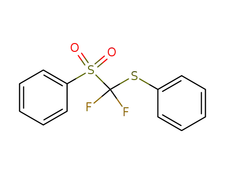 {[(Benzenesulfonyl)(difluoro)methyl]sulfanyl}benzene