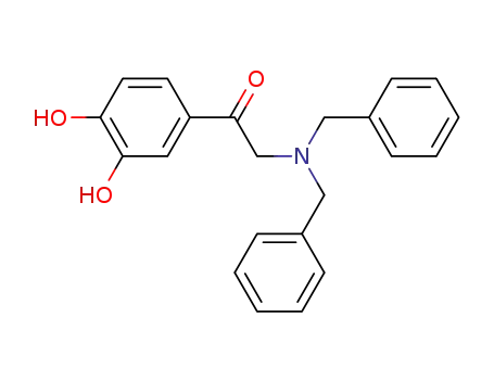 Molecular Structure of 13062-58-3 (2-dibenzylamino-1-(3,4-dihydroxy-phenyl)-ethanone)