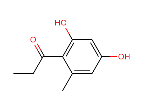 Molecular Structure of 5880-41-1 (1-Propanone, 1-(2,4-dihydroxy-6-methylphenyl)-)