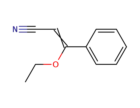 Molecular Structure of 872276-59-0 (β-ethoxy-cinnamonitrile)